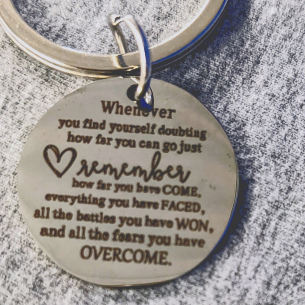 NEW inspirational encouragement uplifting keychain‎ necklace bracelet